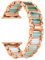 LPMPCZKZGF Jewely Jewelry + Correa de metal Compatible con Apple Watch 44mm 42mm 40mm Cinturón de pulsera de 38 mm Compatible con iWatch 7 6 5 4 3 2 Marchito Banda Watch strap(Rose gold,For 38mm-40mm-