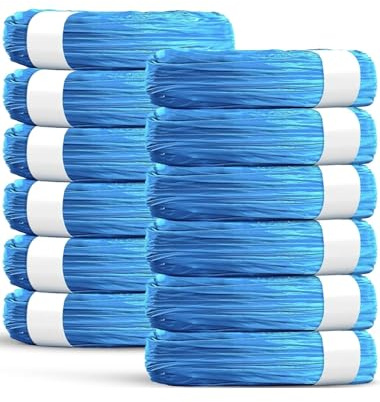 8 Pack Nappy Bin Refills, Nappy Bags, 10m long, Nappy Bin Liners, hold upto 520 nappies, Diaper Bin Pail Disposal Bags,nappy bin refill,Compatible all other (80 Metre long)
