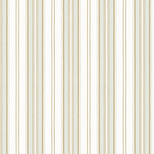 SD36108 - Stripes & Damasks Green White Stripes Galerie Wallpaper