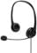 LINDY 42870 Headset, kabelgebunden mit USB-Anschluss Typ A und In-Line-Steuerung, Schwarz