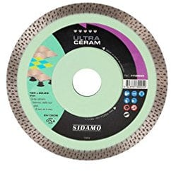 Disque diamant ULTRA CÉRAM D. 115 x 22,23 x H 10 mm Grès céram/faïence - 11130024 - Sidamo