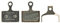 SHIMANO Bremsbeläge R9170/R807/R7000/RS805/505, Unisex, Erwachsene, Mehrfarbig, Einheitsgröße, 8Y898010, Schwarz, 1 Paar