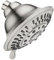 High Pressure 5 Spray Settings Fixed Shower Head Brushed Nickel