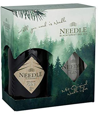 Needle Geschenkverpackung Wald (0,5 Ltr. + 1 Glas)