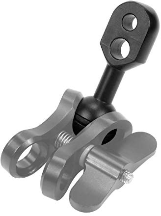 PULUZ Light Diving Klemmkugelkopf-Halterung auf YS-Kopf-Adapter aus Aluminiumlegierung