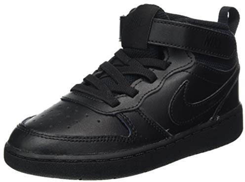 Nike Court Borough Mid 2 (PSV), Sneaker, Nero, 28 EU