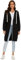 YOSICIL Damen Herbst Winter Outing Stil Frauen Warm Reißverschluss Öffnen Clubbing Dating Elegante Hoodies Sweatshirt Langen Mantel Jacke Tops Outwear Hoodie Outwear Kapuzenpullover,Schwarz,5XL