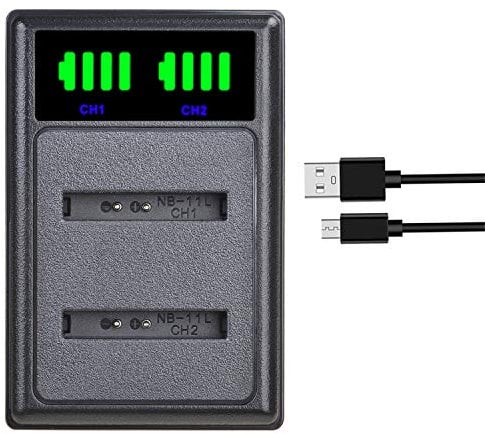 Pickle Power NB-11LH NB-11L Battery Charger for Canon IXUS 285 HS, IXUS 180, 275 HS,185, 240 HS, IXUS 190, SX430 IS, SX410 IS, IXUS 145, IXUS 155, IXUS 165, IXUS 170