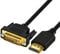 SOEYBAE HDMI auf DVI Kabel 1m Bidirektionales Kabel HDMI zu DVI(24+1), 1080p/Full HD, für Roku, Xbox One, Laptop, Blue-Ray