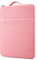 MicaYoung 15 Pouces Housse pour Ordinateur Portable Compatible avec 15 Pouces MacBook Pro A1707/1990 Notebook, Sacoche Ordinateur avec Poignée et Poche, Rose