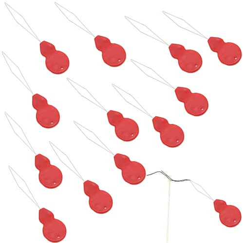 12 Piezas Enhebrador de Aguja, Enhebradores de Agujas de Plástico, Enhebrador Enhebrador de Máquina de Coser, Enhebrador de Agujas para Coser y Manualidades