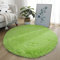 Lifup Teppich Shaggy Anti Rutsch Pflegeleicht, Rund Langflor Teppich für Wohnzimmer Schlafzimmer Kinderzimmer Frucht Grün 180 cm