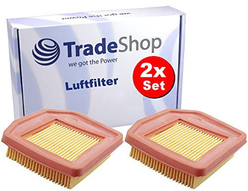 2x Trade-Shop Ersatz Luftfilter 8,8 x 7,8 x 2,1cm für viele Stihl Motorsensen/Freischneider wie FR410 FR460 FS240 FS260 FS360 FS410 FS460