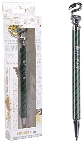 CARTOON Harry Potter Stift, Kugelschreiber, Sammelschreiber, Essstäbchen, Hogwarts-Häuser, Geschenkidee (Slytherin)