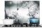 KitchenYeah© Küchenrückwand Platte Spritzschutz Küche Deko Aluminium Platte Wandschutz Küchen Zubehör WandverkleidungBlumen - Natur - Schwarz und weiß - Fotografie - 80x55 cm