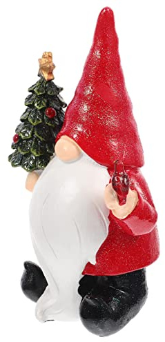 Garneck Garten Gnom Dekoration Aus Resin Kreativer Weihnachtszwerg Für Garten Und Terrasse Wetterfest Leicht Langlebig Perfektes Für Gartenliebhaber Zu Weihnachten Und Besonderen