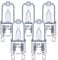 G9 Halogen Oven Light Bulbs 40W Dimmable, G9 Clear Capsule Bulb Warm White 2700K, 230V 350 Degree C Heat Tolerant G9 Cooker Hood Bulb for Oven and Microwave Oven, G9 Bi-Pin Base No Flicker, 5 Pack