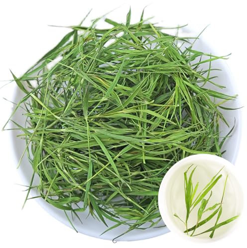 100% Dried Bamboo Leaves, 15g/0.52oz de Hierbas medicinales Chinas, té de Hojas de bambú, Hojas dispersas secas de Hierbas medicinales Chinas de té de bambú