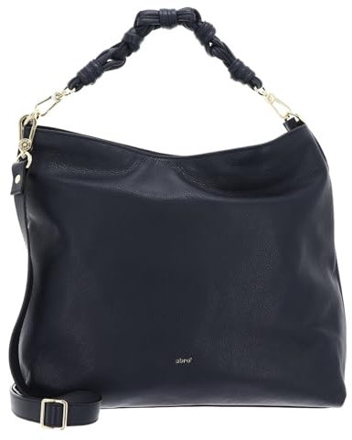 Abro Leather Dalia Hobo Bag Soley L Navy