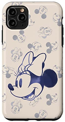 iPhone 11 Pro Max Disney Minnie and Mickey Mouse Heads Retro Vintage Classic Case