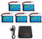 AMZZN 5PCS 3.7V 800mAh 30C Molex Plug Lipo Battery with 5-in-1 Charger for SYMA X5C X5SW H5C V931 U45W SS40 RC Drone Compatible with Most Four Axis Aircraft Batteries