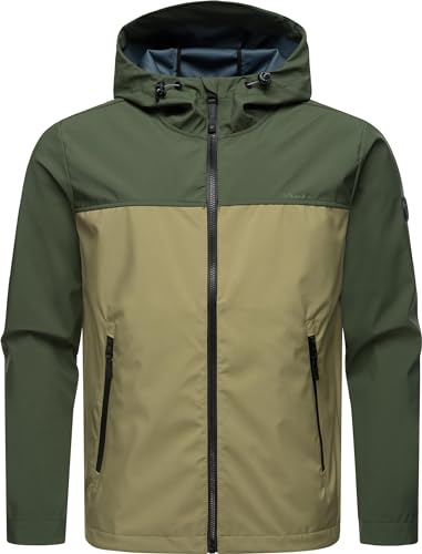 Ragwear Herren Übergangsjacke Shellwie Block Dark Olive Gr. M