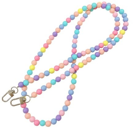 1 Stück Perlen Handykette Universal, Handy Kette Perlen, Handykette Umhängeband, Bunte Perlen Handy-Anhänger Halsband, Für Alle Smartphones