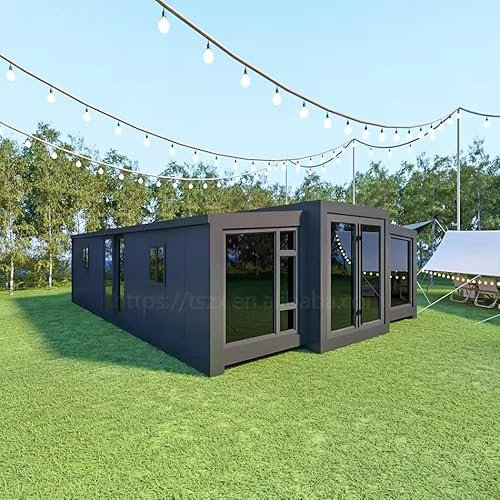 Casa prefabbricata portatile in plastica espandibile per hotel, ufficio, corpo di guardia, negozio, villa, magazzino, officina