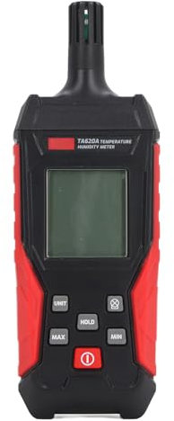 TA620A Temperature Humidity Meter, Handheld Thermometer Hygrometer with Ambient, Dew Point, Wet Bulb, High Precision Temperature & Humidity, Support Data Storage