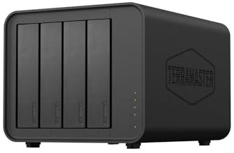 TERRAMASTER F4-424 Pro NAS Storage - 4Bay Core i3-N305 8-Core 8-Thread CPU, 16GB DDR5 RAM, 2.5GbE Port x 2, Network Attached Storage Peak Performance for Business (Diskless)