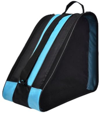 KOBONA Atmungsaktive, dicke Eiskunstlauf-Tasche mit seitlichen Netztaschen, Aufbewahrungstasche for Schlittschuhe, Kinder-Reise-Eislauf-Rucksack, Einzelschulter-/Hand-Rollschuh-Zubehör for K