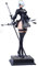 Zhongkaihua Automata 2B Spiel-Actionfigur mit Zubehör, austauschbarer Kopf, PVC-Modell 2B Yorha Nr. 2 Typ B, Figur Stehposition, Statue, Schreibtisch-Ornamente (Schwarz, 28 cm)