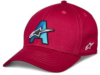 Alpinestars Herren Elemental Hat Baseball Cap Basecap Fitted Mütze Baseballkappe, Rot, L/XL