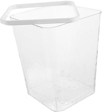 KAILIKETIY Contenitore Per Rifiuti Trasparente Capacità Per Cucina Bagno e Camera Da Letto Cestino Per Spazzatura Versatile e Pratico Per Uso Domestico
