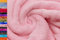StoffBook WELLNESS FLEECESTOFF WEICH STOFF STOFFE, E223 (Rosa)