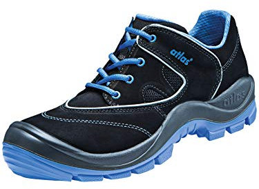 Atlas Unisex 46400s343 SL 245 XP ESD S3 W.10 Halbschuhe Größe 43, Schwarz/Blau