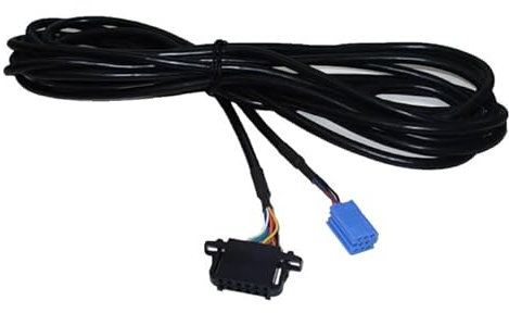 CD Wechslerkabel für Audi Seat Skoda VW (5 Meter, Mini ISO 8Pin > 12Pin Stecker) Adapterkabel, Wechslerkabel, Anschlusskabel, Steuerkabel, CD Wechsler Adapter, CD Kabel