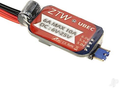 ZTW UBEC 6A Brushless RC Plane Universal Battery Elimination Circuit