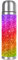 Mehrfarbige, auslaufsichere Wasserflasche aus Edelstahl mit Glitzer-Regenbogen-Bling-Farbverlauf, isolierte Thermosflasche für heiße und kalte Getränke, 500 ml, für Büro, Schule, Reisen