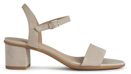Geox D Aurely 50 B, Sandalias para Mujer, Beige (Skin), 41 EU