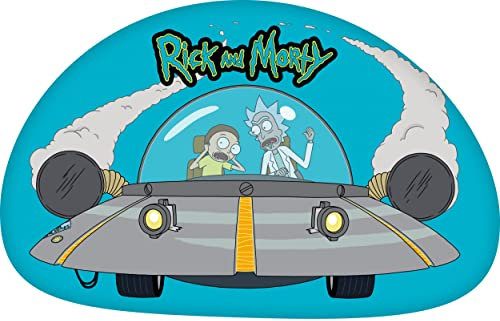 Carbotex Kissen Rick & Morty 40 cm Polyester blau