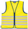 ABUS Kinder-Warnweste Lumino Reflex Vest Kids - Sicherheitsweste für bessere Sichtbarkeit bei Tag und Nacht - mit Reißverschluss - Größe S