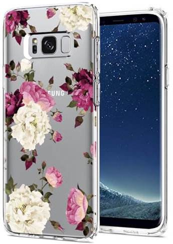 CoolGadget Motiv Hülle für Samsung Galaxy S8 - Motiv 07 Designhülle, Anti-Fingerprint, Slim Fit Schutzhülle mit Erhöhtem Kamerarand, Stoßfest, Kratzschutz