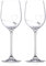 DIAMANTE Swarovski Crystal Red Wine Glasses - 'Romance' - Hand Cut Heart Design with Swarovski Crystals with Gift Box