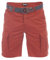 riverso Herren Cargo Shorts RIVJakob Kurze Hose Regular Bermuda 100% Baumwolle Mit Gürtel Rot w31, Größe:W 31, Farbe:Rusty Ochre Red (15400)