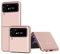 BoerHang Cover per Samsung Galaxy Z Flip 4, Anti-Graffi, Cover Protettiva per PC Ultrasottile Antiurto.(Oro rosa)