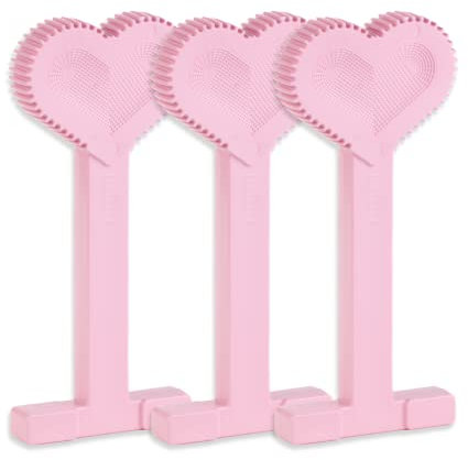 Bullibone Nylon-Kauspielzeug für Hunde, Nylon, verbessert die Zahnhygiene, leicht zu greifende Unterseite und permeiert mit Geschmack (Pfefferminze, groß – 3 Stück)