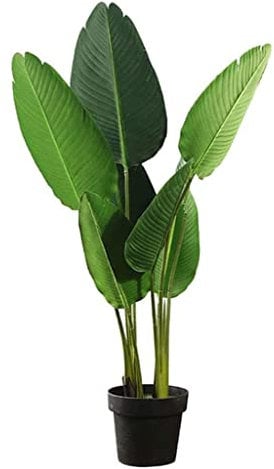 XXZY Simulation Künstliche Bäume Grüner Bananenbaum Künstliche Bodenpflanzen Innen Wohnzimmer Dekoration Ornament Faux Tree