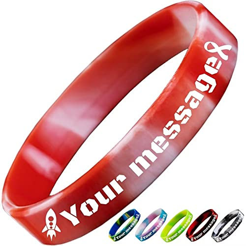 Personalisierbares SOS Armband Silikon personalisiert, Personalisiert Notfallarmband graviert mit Name, Anti-Verlust Gummi-Armband