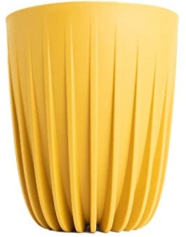 Home Garden Ornaments Plant Pots Indoor, Luxy Indoor Plant Pot, Outdoor Flower Planter (Diameter: 25cm, Mustard)